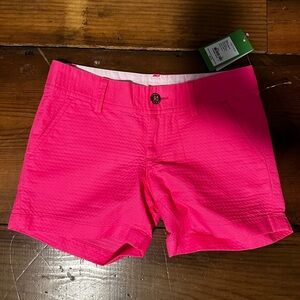 Lilly Pulitzer Callahan Shorts Kir Royal Pink NWT 00